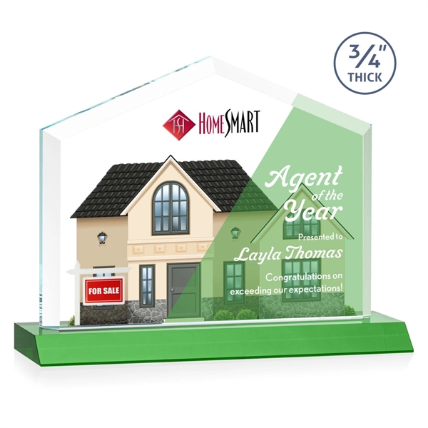 Micasa VividPrint™ Award - Green... from ASI 84592 St Regis Group / St Regis