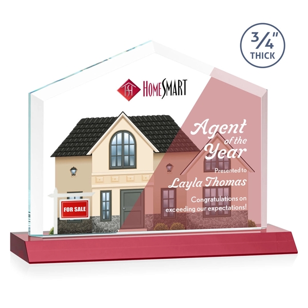 Micasa VividPrint™ Award - Red... from ASI 84592 St Regis Group / St Regis