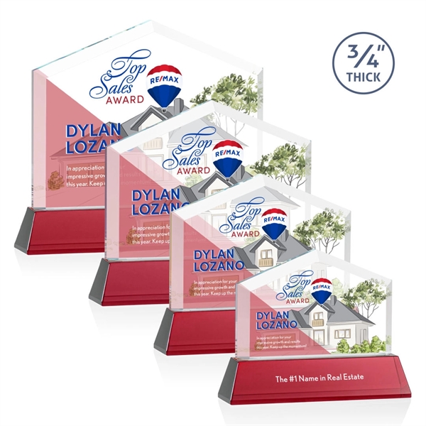 Micasa VividPrint™ Award on Newhaven - Red... from ASI 84592 St Regis Group / St Regis