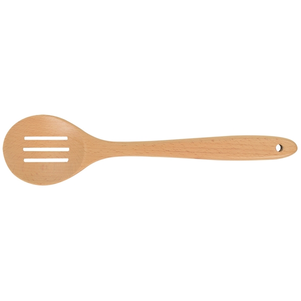 11 3/4" heavy duty beechwood slotted spoon... from ASI 38120 Ball Pro / Diversified Quality Kitchenware