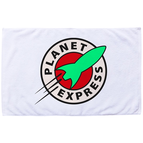 2 lbs/doz 15" x 24" screen printed white sport towel... from ASI 73520 Neet Feet / Kanata Towels