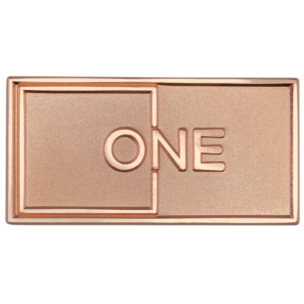 Die struck brass custom lapel pins with sandblasted and polished finish.... from ASI 52263 EMT / EMT