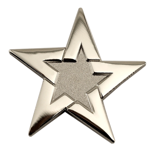 Die struck brass custom lapel pins with sandblasted and polished finish.... from ASI 52263 EMT / EMT