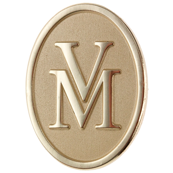 Die struck brass custom lapel pins with sandblasted and polished finish.... from ASI 52263 EMT / EMT