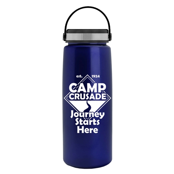 26 oz Metallic Flair Bottle with EZ Grip lid. Wide Opening... from ASI 55990 Garyline