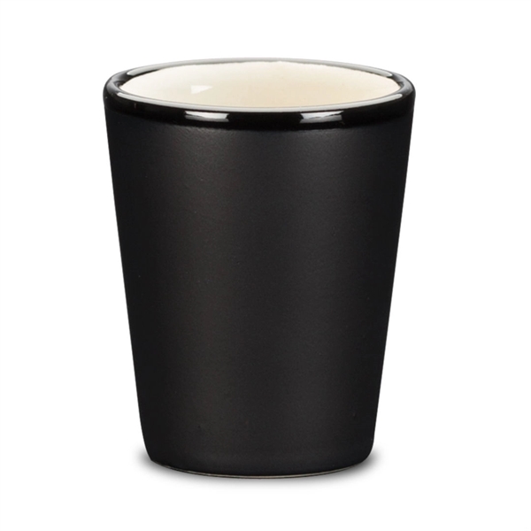The Balmes ceramic shot glass is glazed with a silky, satin... from ASI 84592 St Regis Group