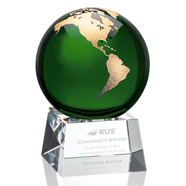 Our marvelous Blythwood Globe Award features an Emerald globe with your... from ASI 84592 St Regis Group / St Regis