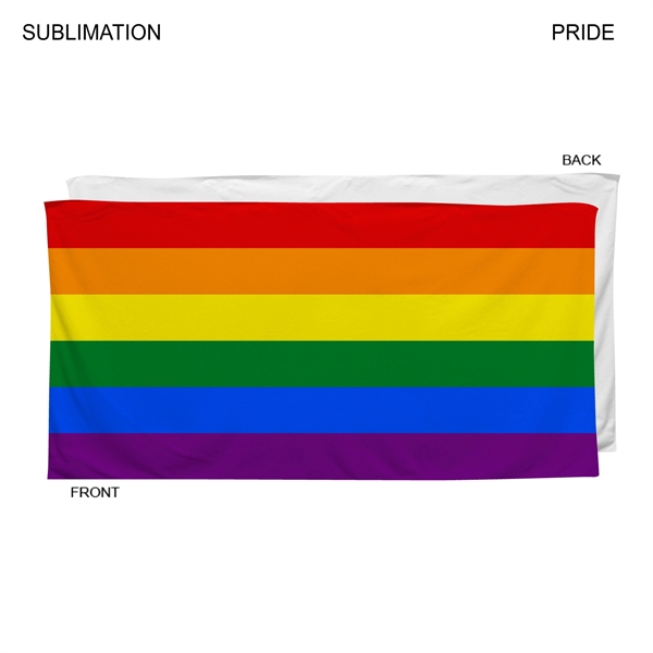 30" x 60" cabana stripe beach towel with full-color sublimation printing... from ASI 53509 FIEL-Fairdeal Import & Export / FIEL