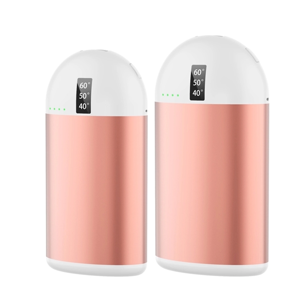 2-in-1 hand warmer power bank in 8000, 10,000 mAh capacities plus... from ASI 37218 Athena Promo (tm)