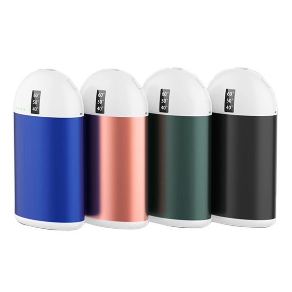 2-in-1 hand warmer power bank in 8000, 10,000 mAh capacities plus... from ASI 37218 Athena Promo (tm)