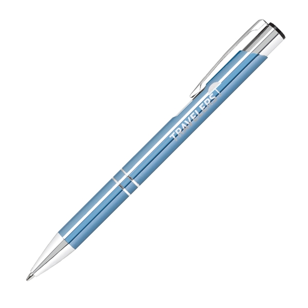 Aluminum ballpoint pen with click-action mechanism, anodized color and high gloss... from ASI 68190 Lungsal / Lungsal