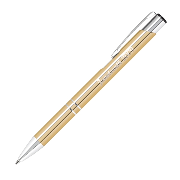 Aluminum ballpoint pen with click-action mechanism, anodized color and high gloss... from ASI 68190 Lungsal / Lungsal