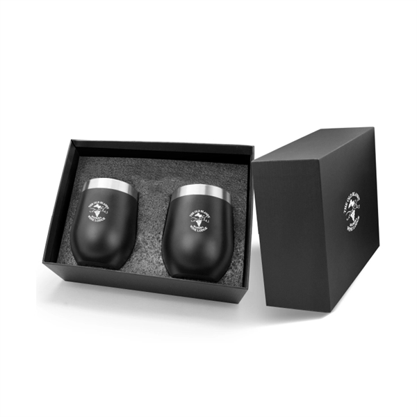 2 pc gift set includes two 12 oz double wall stainless... from ASI 30112 ACE Products