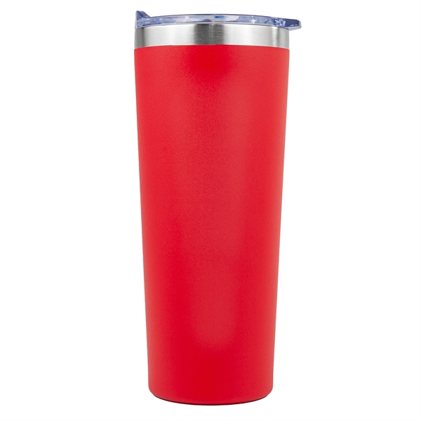 28 oz Stainless Steel Vacuum Insulated Powder Coated Tumbler... from ASI 99030 Zipline / Zipline®