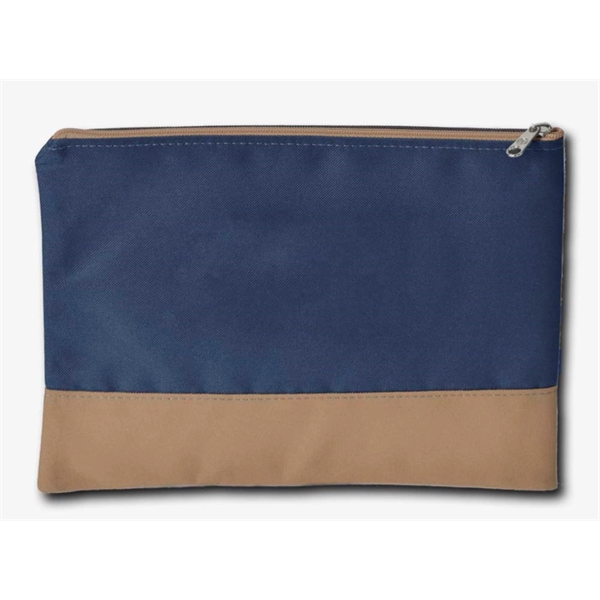 Co-worker Two Color Document Pouch with zipper closure.... from ASI 41630 Brave USA / Brave USA