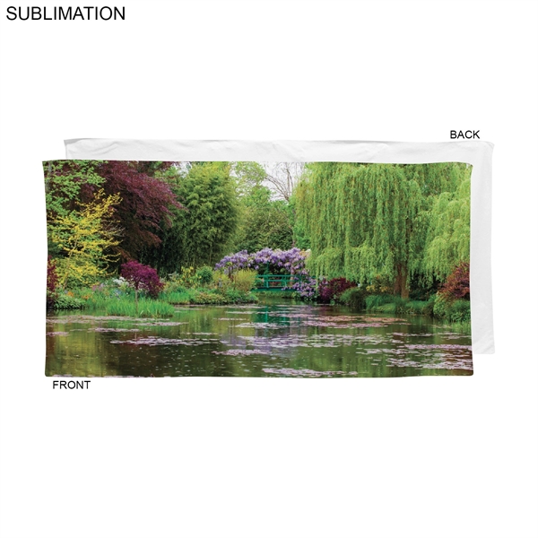 Stock Design Sublimated Plush and Soft Velour Terry Beach Towel, 30x60... from ASI 53509 FIEL-Fairdeal Import & Export / FIEL
