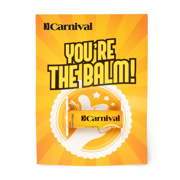 Lip Balm on Full Color Custom Card (non SPF)... from ASI 44900 NC Custom (CI/Lanco) / Lanco