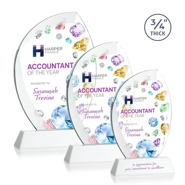 Wichita VividPrint™ Award on Newhaven - White... from ASI 84592 St Regis Group / St Regis