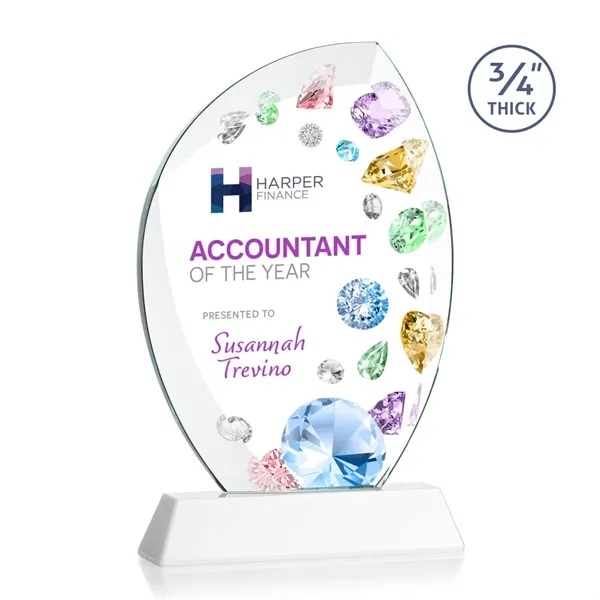 Wichita VividPrint™ Award on Newhaven - White... from ASI 84592 St Regis Group / St Regis