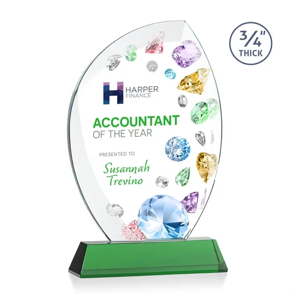 Wichita VividPrint™ Award on Newhaven - Green... from ASI 84592 St Regis Group / St Regis