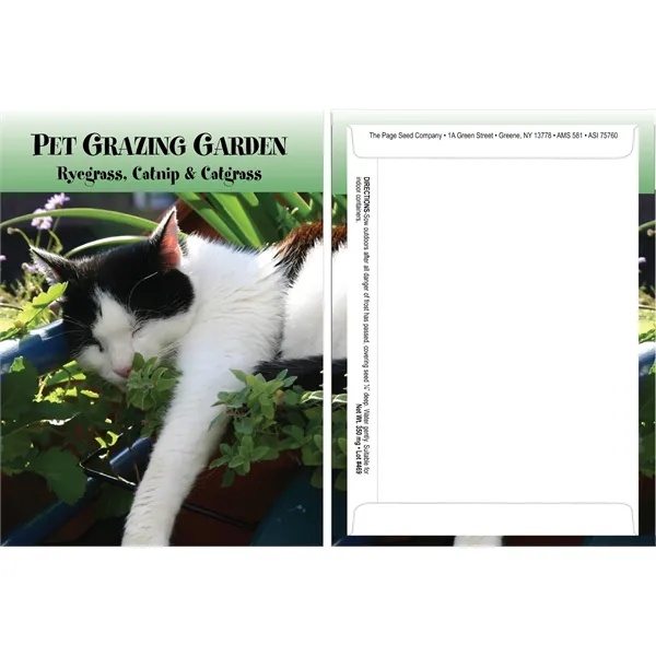 Standard Series Pet Grazing Garden seeds in a packet made of... from ASI 75760 The Page Seed Co / Page Seed