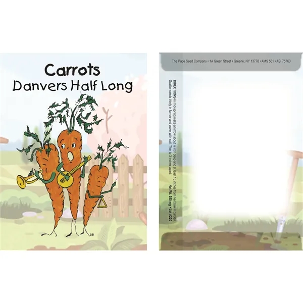 Dorothy's Kids Series Carrot seeds in a packet made of recycled... from ASI 75760 The Page Seed Co / Page Seed