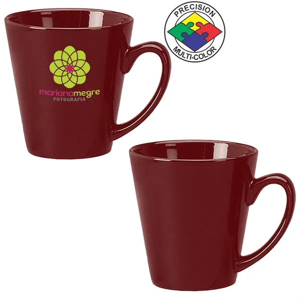 12oz Cafe Latte mug, spot color... from ASI 80093 Pyrographics / Pyrographics Line