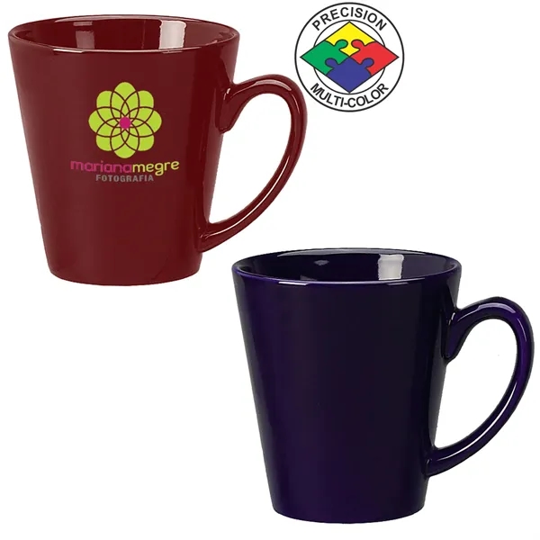 12oz Cafe Latte mug, spot color... from ASI 80093 Pyrographics / Pyrographics Line
