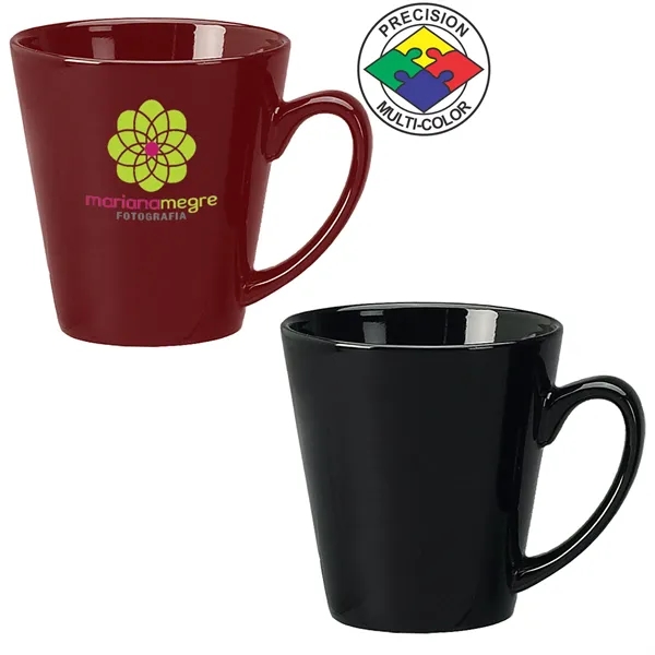 12oz Cafe Latte mug, spot color... from ASI 80093 Pyrographics / Pyrographics Line