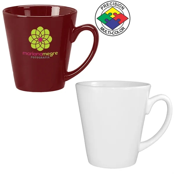 12oz Cafe Latte mug, spot color... from ASI 80093 Pyrographics / Pyrographics Line