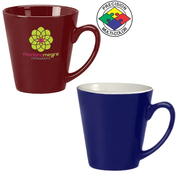 12oz Cafe Latte mug, spot color... from ASI 80093 Pyrographics / Pyrographics Line