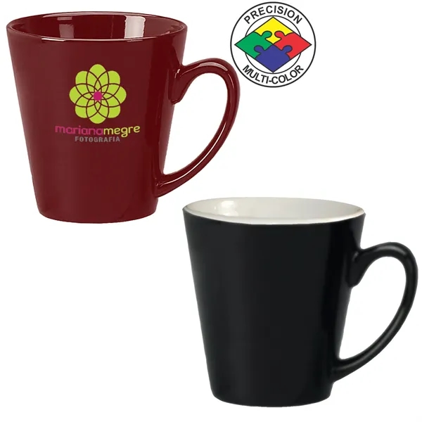 12oz Cafe Latte mug, spot color... from ASI 80093 Pyrographics / Pyrographics Line