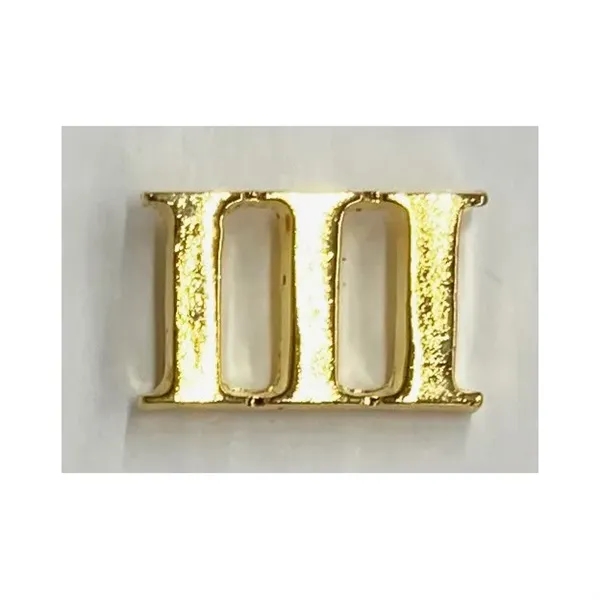 Roman numeral shape lapel pin with military clutch.... from ASI 68760 Marken Industries / Marken