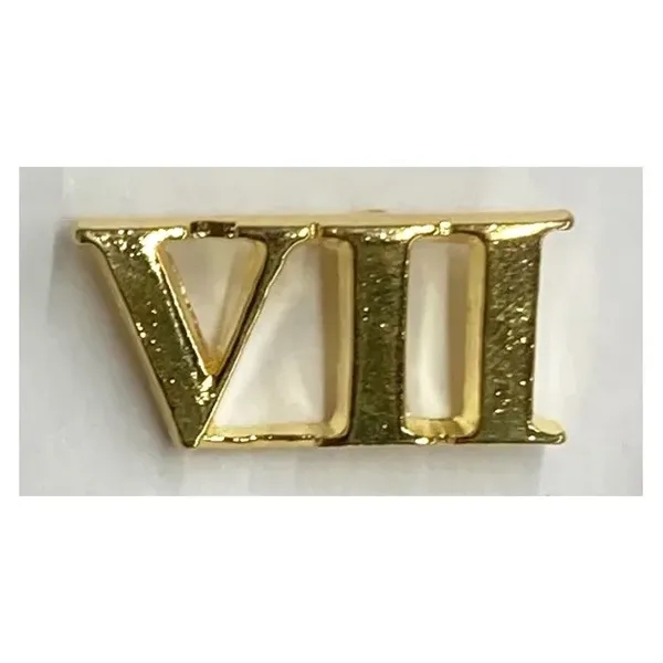 Roman numeral shape lapel pin with military clutch.... from ASI 68760 Marken Industries / Marken
