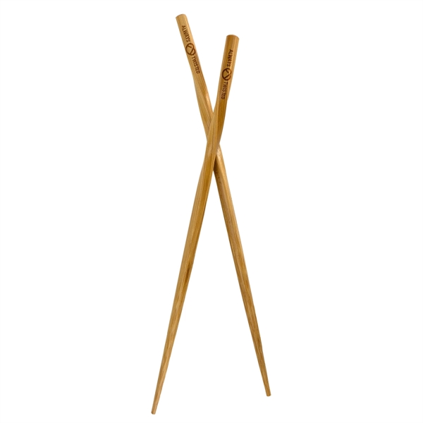 Twist Reusable bamboo chopsticks is perfect for eat rice, spaghetti, noodles... from ASI 91565 Totally Bamboo / Totally Bamboo