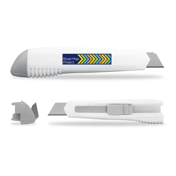 Large Snap Blade Cutter. Removable slotted top safely breaks blade, locking... from ASI 34040 Alexander Mfg Co