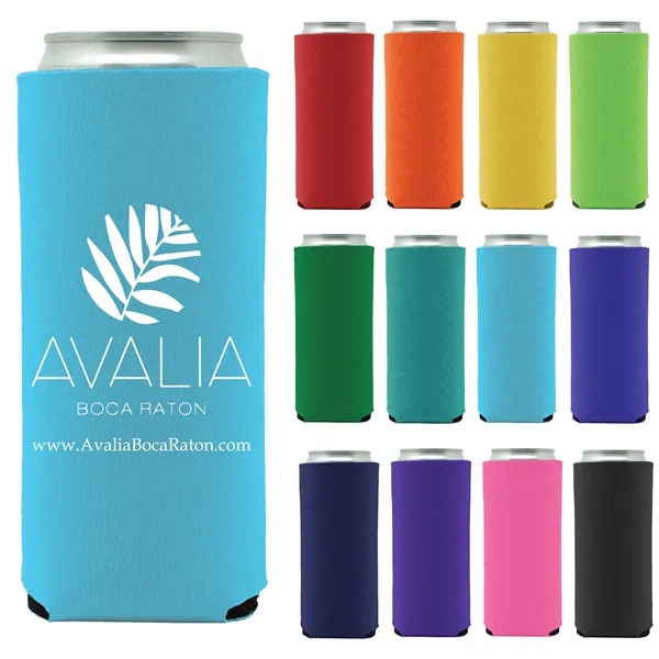 Collapsible 12 oz. Slim Neoprene Can Cooler - Screen Printed... from ASI 68366 Makana Line LLC / Makana Line