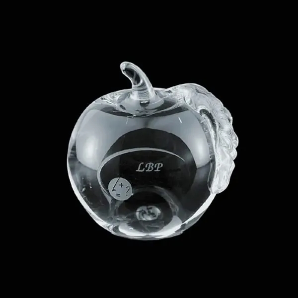 Optical Crystal Apple with molded stem and leaf.... from ASI 84592 St Regis Group / St Regis