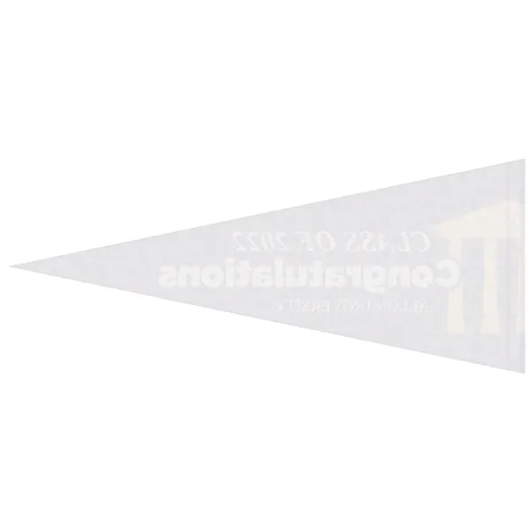 5" x 12" digitally printed custom felt pennant.... from ASI 80228 Quinn