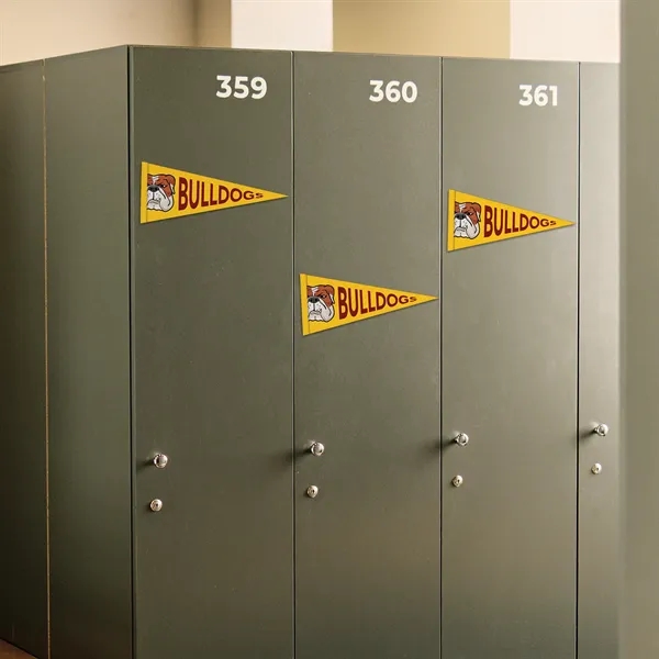 5" x 12" digitally printed custom felt pennant.... from ASI 80228 Quinn