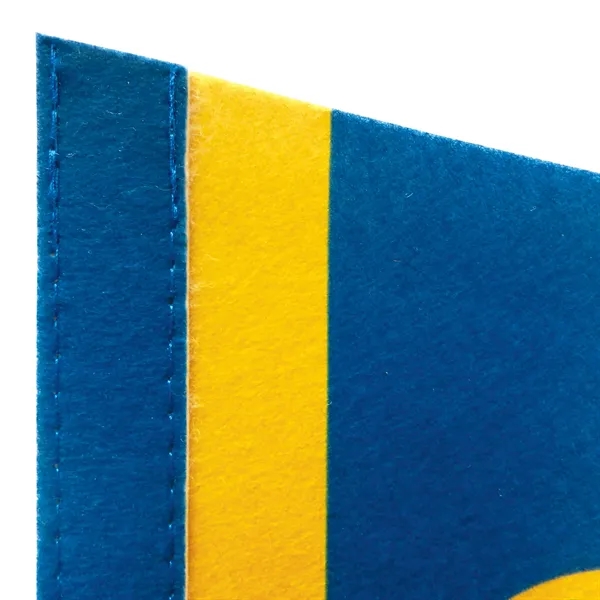 9" x 24" digitally printed custom felt pennant.... from ASI 80228 Quinn