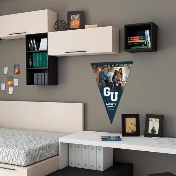 14" x 20" Vertical Triangle Shaped Felt Banner.... from ASI 80228 Quinn