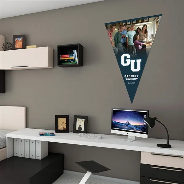 24" x 36" Vertical Triangle Shaped Felt Banner.... from ASI 80228 Quinn