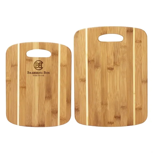 2 piece bamboo cutting board set with 3/8" thick board.... from ASI 91565 Totally Bamboo