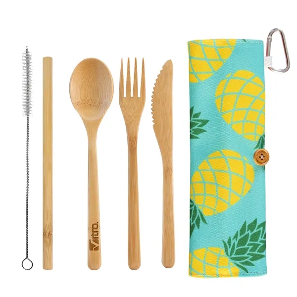 Dine on the go the natural way with the Pineapple Take... from ASI 91565 Totally Bamboo
