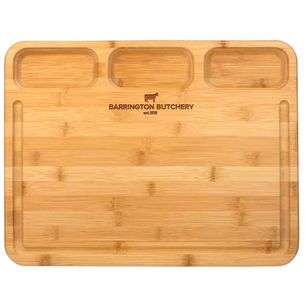 Handle any food prep or serving need with the extra-large 3-Well... from ASI 91565 Totally Bamboo