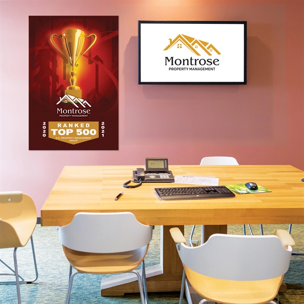 24" x 36" Rectangle Shaped Felt Banner... from ASI 80228 Quinn