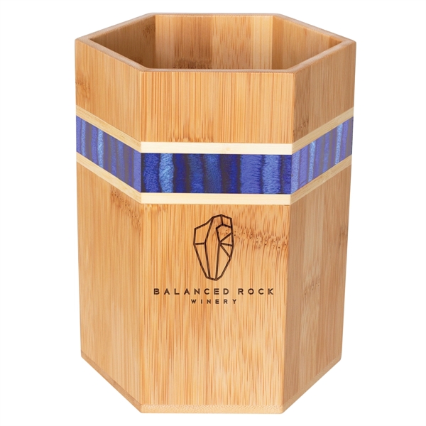 The beautiful Malta Utensil Holder, part of our unique, provides the... from ASI 91565 Totally Bamboo