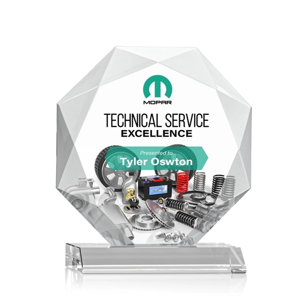 Starfire Octagon award refracts light through all of its facets. Let... from ASI 84592 St Regis Group / St Regis