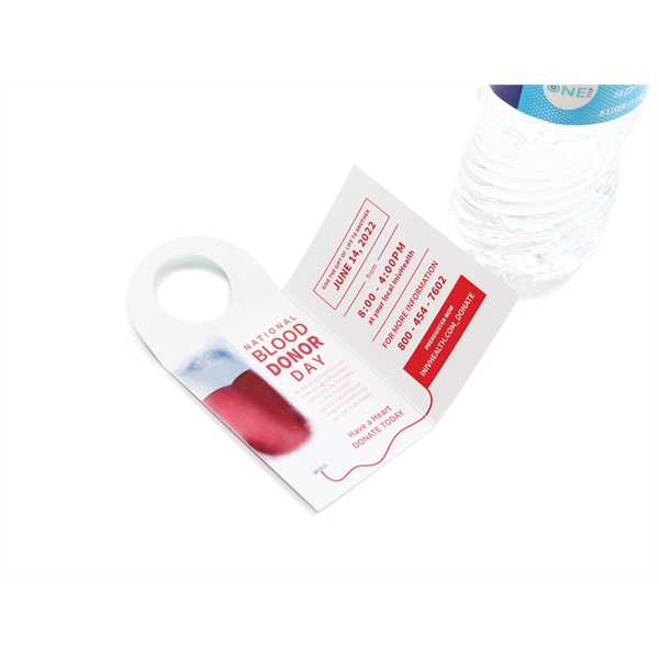 2 1/2"w x 5 5/16"h Bottle Hanger USA made, rounded top,... from ASI 95280 Warwick Publishing Co / Warwick